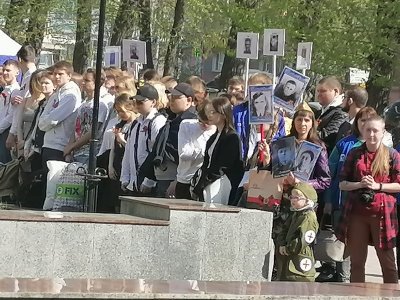 Дань памяти солдатам 22-ой Гвардейской Сибирской добровольческой дивизии